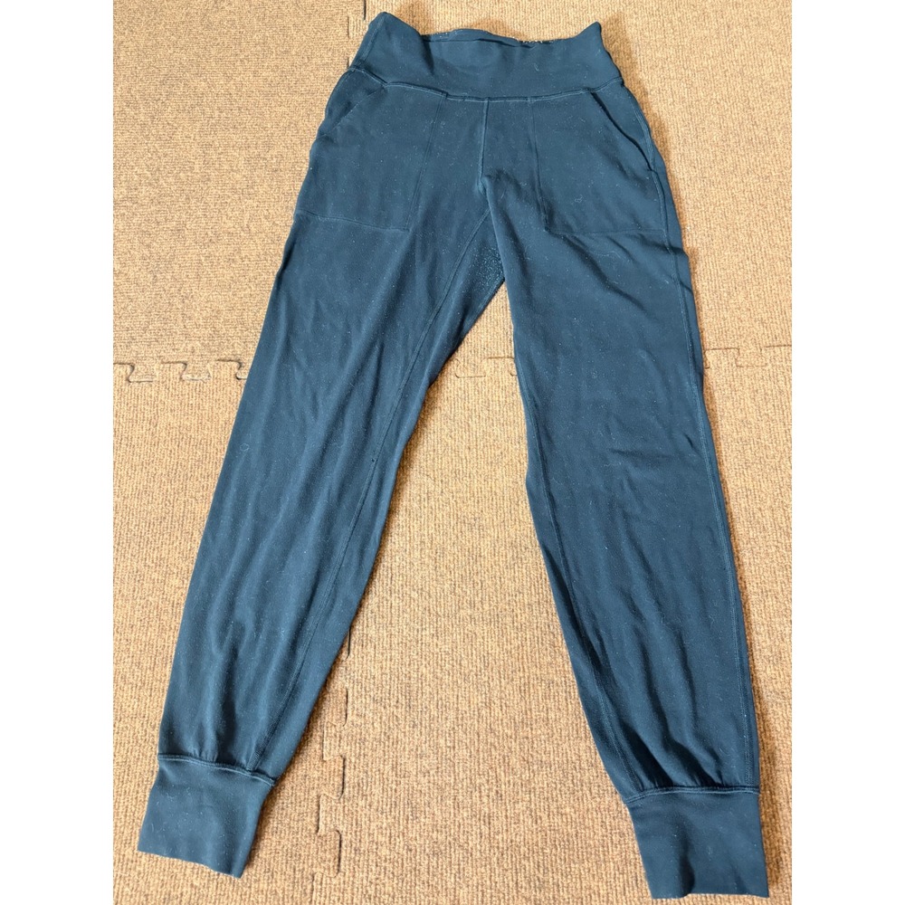 B- gym Lululemon Align Jogger Black Nulu High Rise Tapered Pants Size 4‎ LW5CQDS